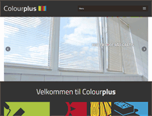 Tablet Screenshot of colourplus.dk